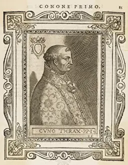 Early Christian Leaders Drucke: POPE CONON