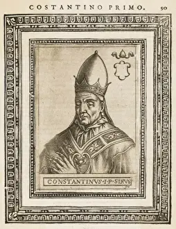 Early Christian Leaders Drucke: Pope Constantinus