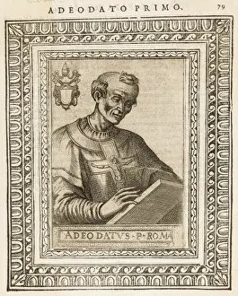 Early Christian Leaders Drucke: Pope Deusdedit II