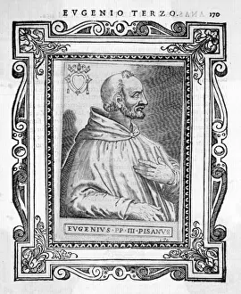 European Royalty Images Drucke: Pope Eugenius III