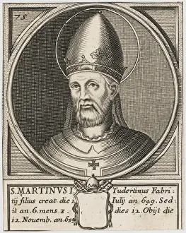 Early Christian Martyrs Drucke: Pope Martinus I
