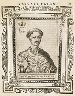9th Century History Drucke: Pope Paschalis I