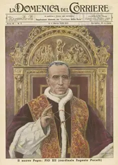 Vatican City History Drucke: Pope Pius XII (Munollo)