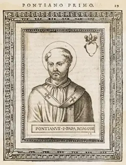 Early Christian Saints Drucke: Pope Pontianus