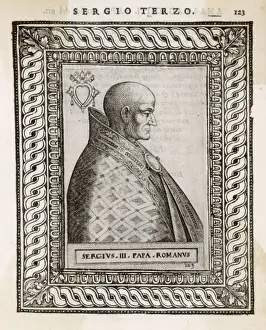 Medieval Popes Drucke: Pope Sergius III