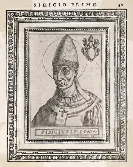 Early Christian Leaders Drucke: Pope Siricius