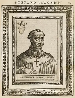 Early Christian Leaders Drucke: Pope Stephanus II