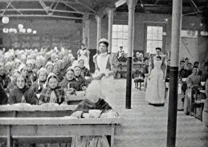 Workhouses In England Drucke: Poplar Workhouse Dining Hall