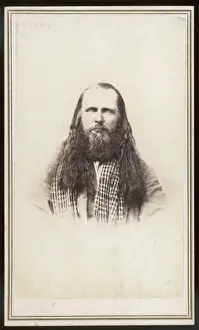 19th Century Portraits Drucke: Porter Rockwell / Cdv