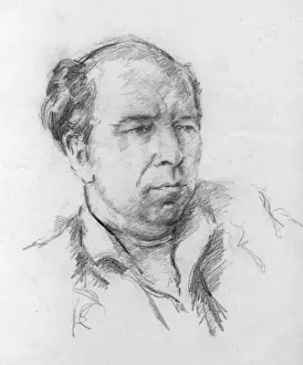 David Wright Portrait Drucke: Portrait of the artist, David Wright