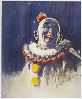 Bertram Mills Circus Drucke: Portrait of a Clown