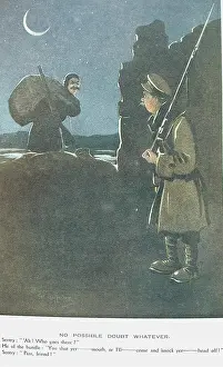 Captain Bruce Bairnsfather Prints Drucke: No Possible Doubt Whatever