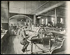 Briefträger Sortierung 1904