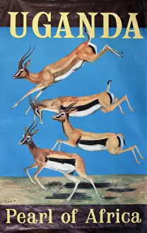 Plakat für Reise nach Uganda