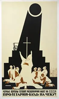 Russian Revolution Images Drucke: Poster; Black Ravens