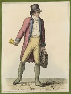 Victorian Postman Drucke: Postman Early C19