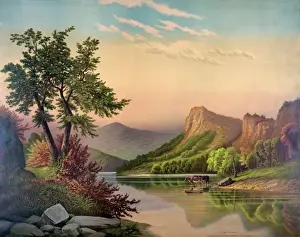 American Landscape Drucke: On the Potomac
