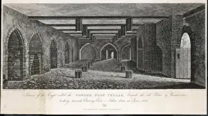 Palace Of Westminster Interior Drucke: Powder Plot Cellar
