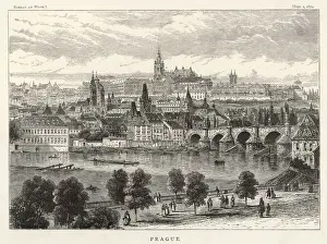 Drucke von Prag: allgemeiner Überblick Tschechische Republik Drucke: Prag / Allgemeiner Überblick 1870