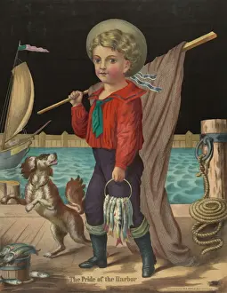Fishing Nets Drucke: The pride of the harbor