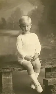 Prince Philip Childhood Drucke: Prince Philip as a boy