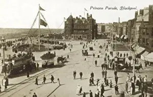 Lancashire Seaside Resort Drucke: Princess Parade, Blackpool