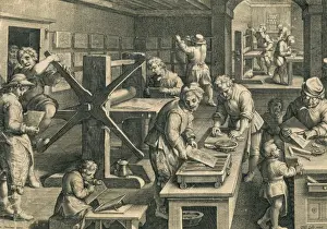 Engraving Techniques History Drucke: Printing workshop (18th c. ). Engraving