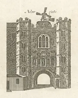 Old Prisons UK Drucke: Prison / Britain / Newgate