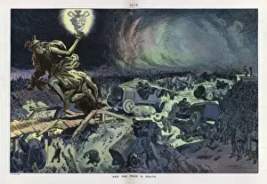 Puck Magazine Cartoons Online Drucke: And the prize is death