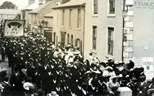 Cambridgeshire Historical Images Drucke: Procession - Parade, Ely, Cambridgeshire