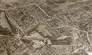 Westminster Abbey Coronation Day Drucke: Processional route for the 1937 Coronation