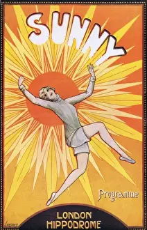 Jazz Age Illustration Art Drucke: Programme cover for Sunny, 1926