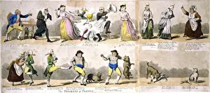 Satirical Prints UK Drucke: The progress of passion