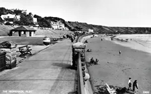 Nord-Yorkshire Drucke: Waldbahn in Filey, Nord-Yorkshire
