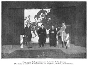 Russia Historical Events Drucke: Propaganda on Stage 1