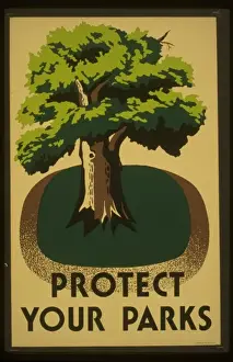 WPA Posters Drucke: Protect your parks
