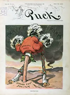 Vintage Cartoon Characters Drucke: Protection