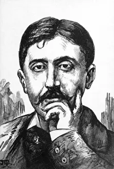 Marcel Proust Portrait Drucke: Proust (Perrichon)
