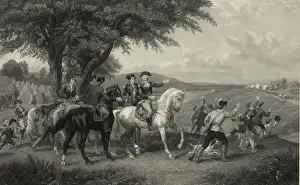 American Revolution Era Art Drucke: Provision train