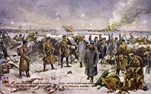 19th Century Military Art Drucke: Prussians Surrender