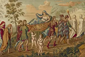 Classical Mythological Art Drucke: Psyche in Procession