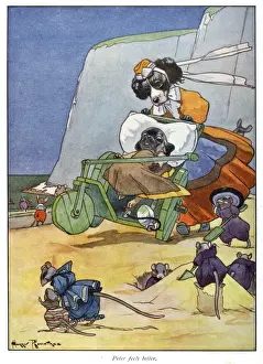 Seaside Resort History Drucke: Pug Peter -- convalescing at the seaside