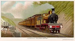 Vintage Railway Photography UK Drucke: Pullman Limited Express