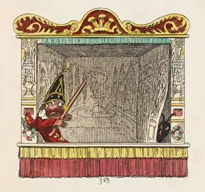 Satirical Prints UK Drucke: Punch and Old Nick