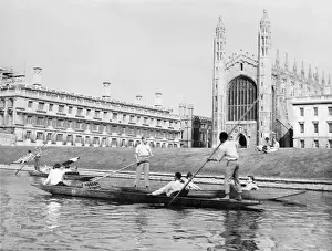 Universitäten Drucke: Wandeln in Cambridge Puntieren