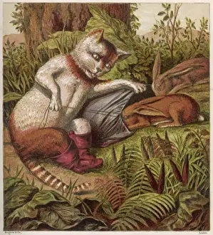 Historical Fairy Tales Drucke: Puss in Boots - 2