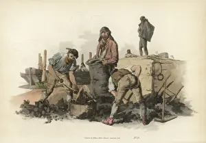 Mary Evans Prints Online Collection Drucke: Pyne - Coal Heavers