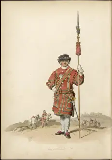 Yeoman Of The Guard Drucke: Pyne - Yeoman of Guard