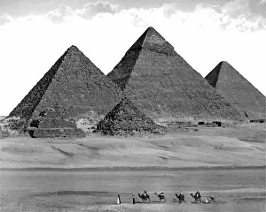 Pyramiden, Ägypten.