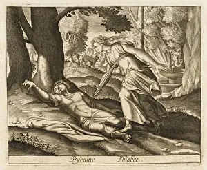 Pyramus And Thisbe Story Drucke: Pyramus & Thisbe